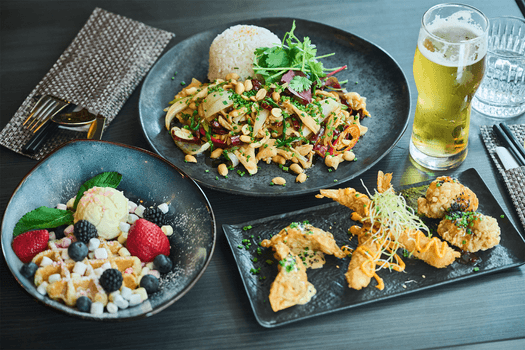 3-retters asiatisk frokost