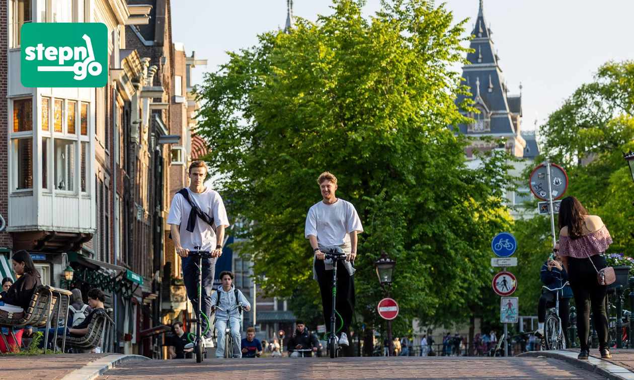 E-step huren (3 uur of hele dag) in hartje Amsterdam