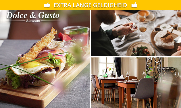 Luxe lunchplank bij Dolce & Gusto Ristorante