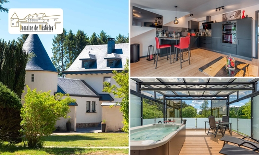 1 of 2 overnachtingen voor 2 tot 8 personen + een fles champagne in de Ardennen