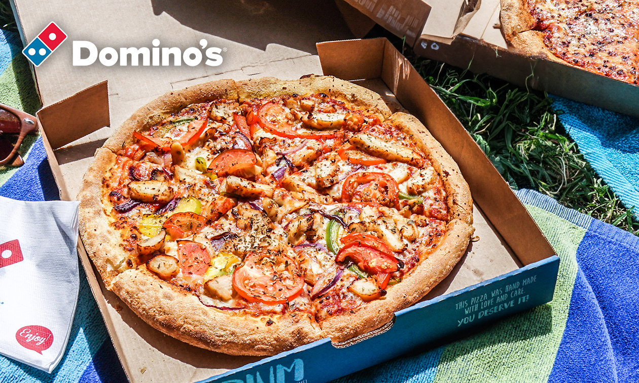 1, 3, 5 of 10 pizza('s) (25 cm) bij Domino's Pizza Horst