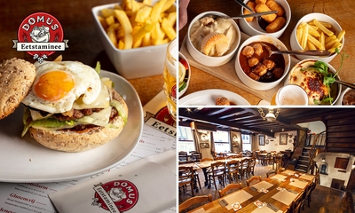 2- of 3-gangenlunch of -diner à la carte bij Domus in hartje Leuven