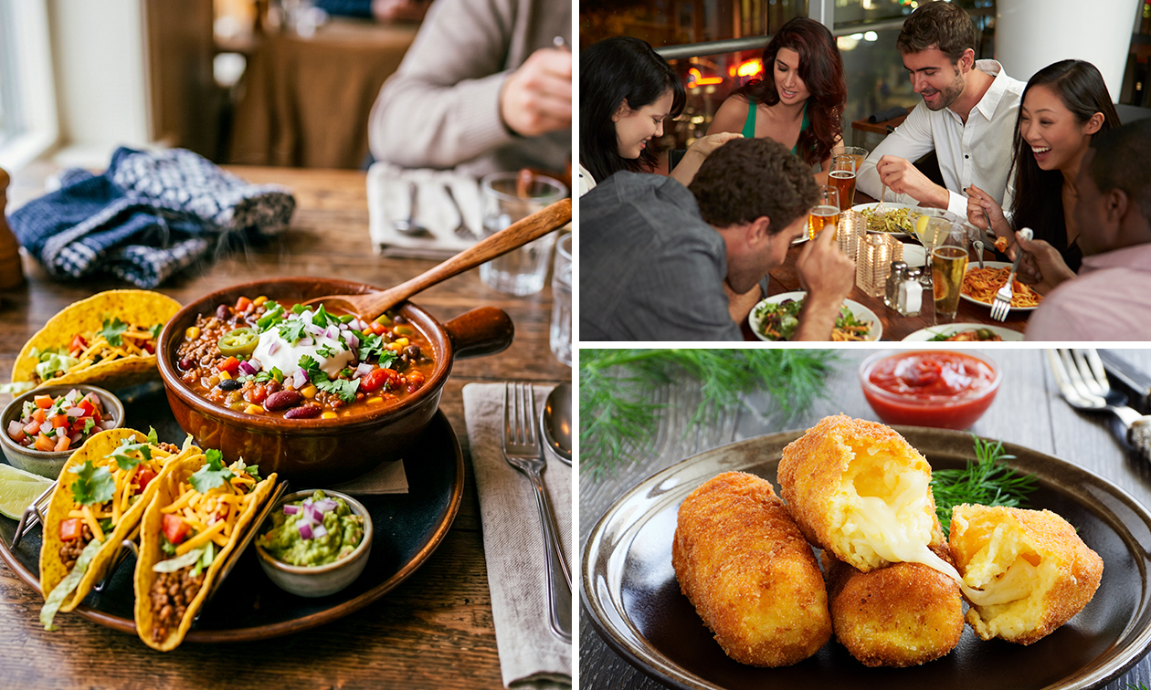 Menu tapas en 2 ou 3 services au choix à Liège