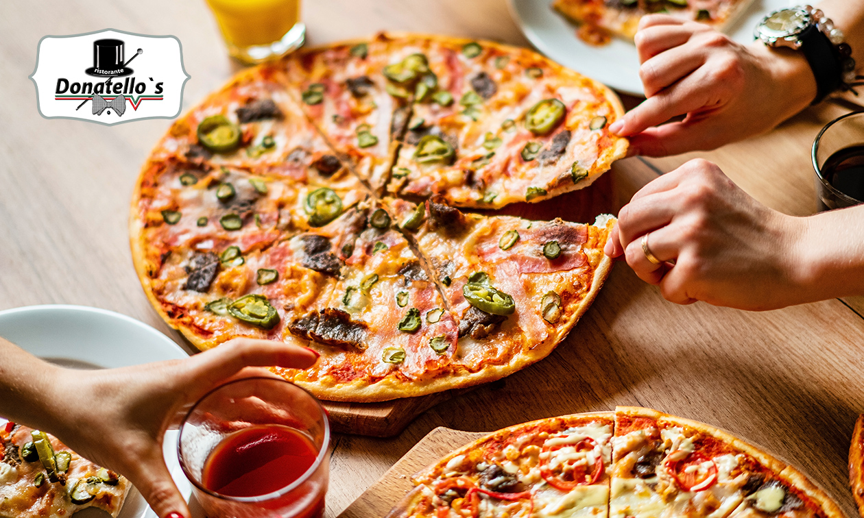 Afhalen: 2 pizza's naar keuze bij Donatello´s Nijmegen