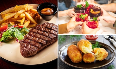 Cocktail au choix + amuse-bouches ou lunch en 3 services à la carte