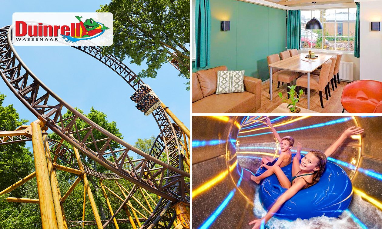 Séjour demi-semaine ou week-end (4 ou 6 pers.) à Duinrell