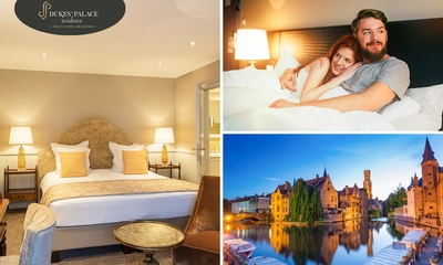 Overnachting voor 2 + ontbijt in hartje Brugge