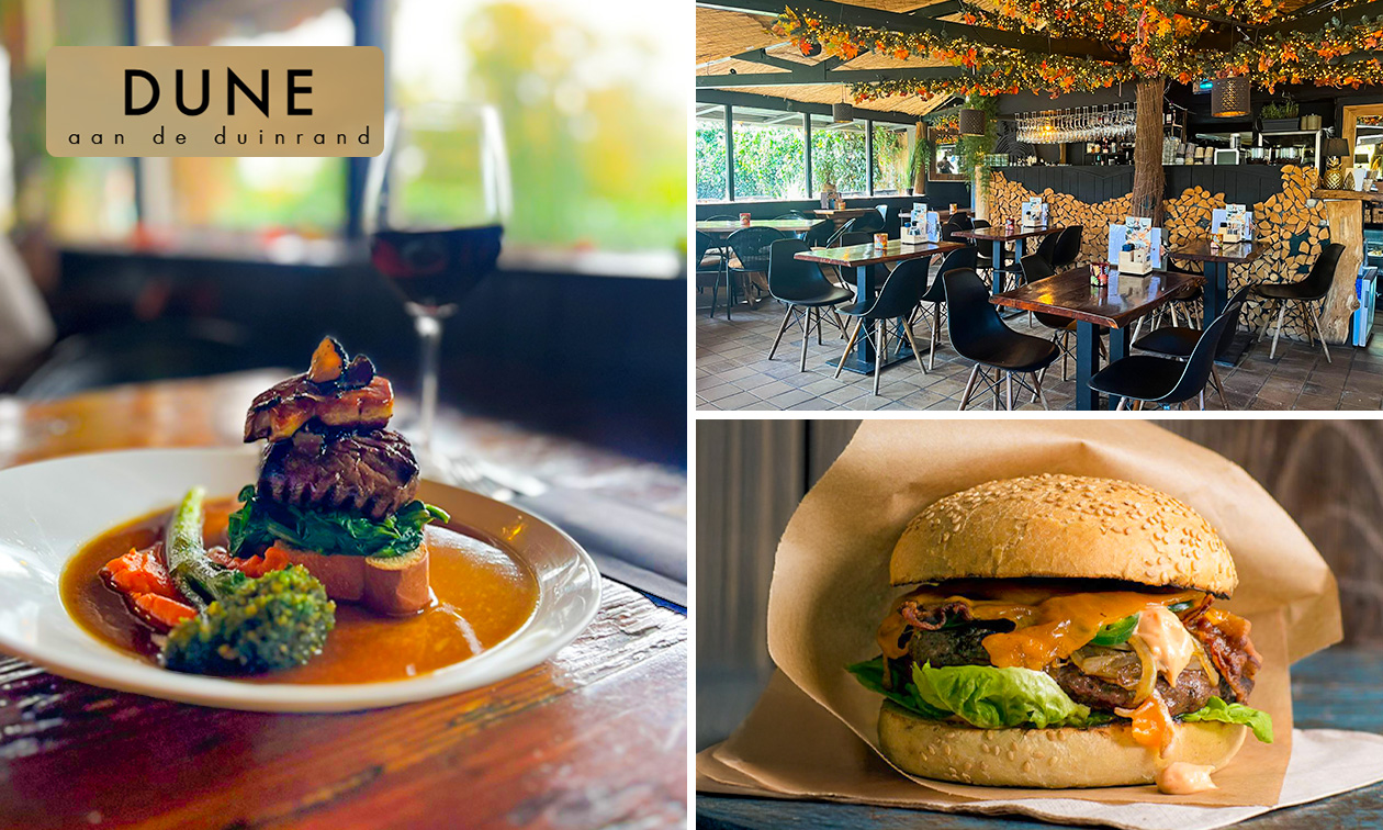 3-gangendiner à la carte aan de duinen