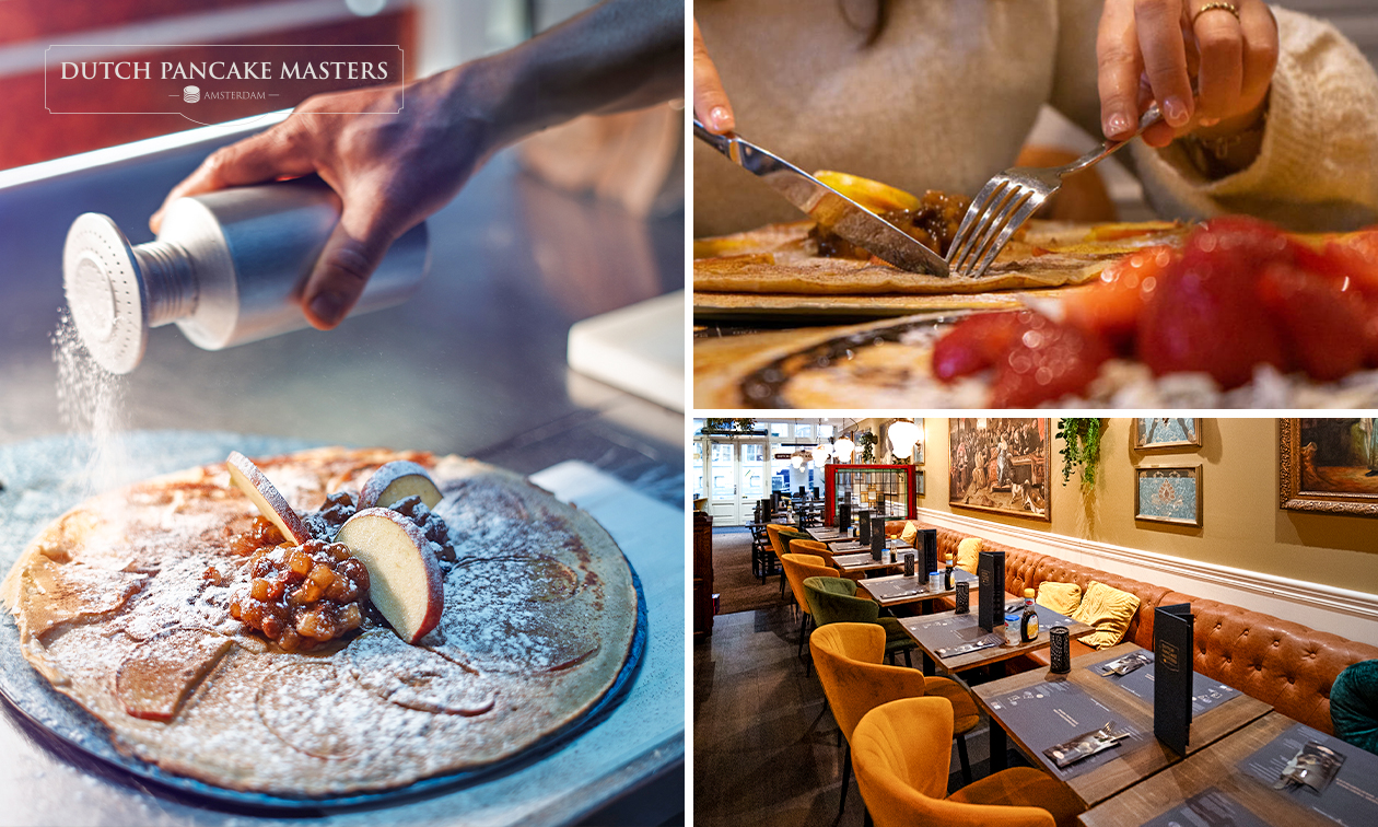 2-gangen pannenkoekenontbijt, -lunch of -diner bij Dutch Pancake Masters