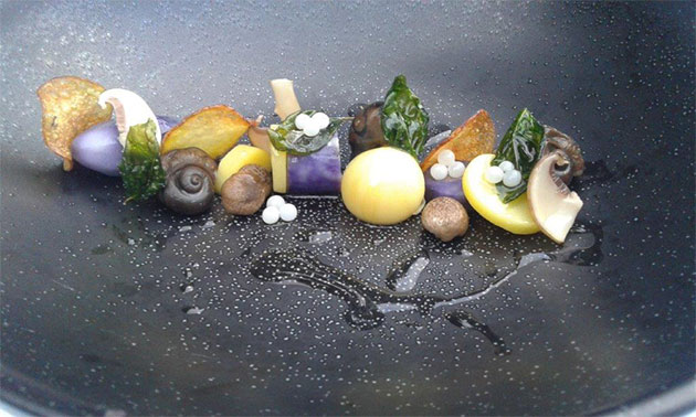 Culinair escargotpakket óf 3-gangen slakkenproeverij