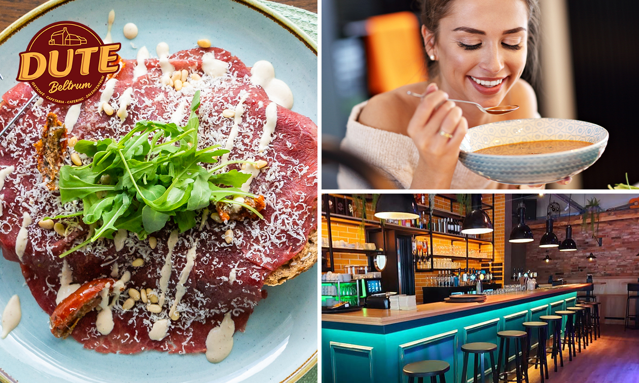 2-gangen keuzelunch bij Dute Beltrum