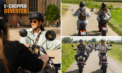 Huur E-Chopper (1, 2 of 3 uur) of speur- en belevingstocht met e-chopper (4 uur)