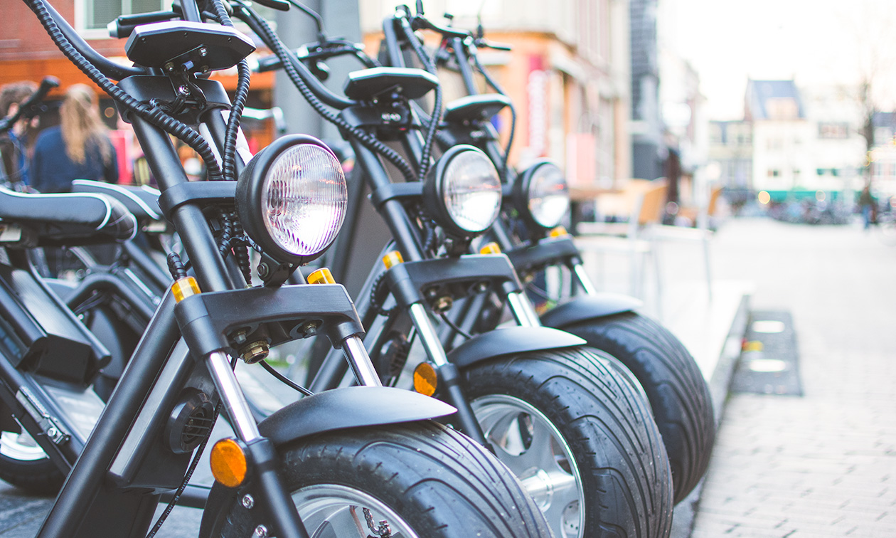 Huur e-chopper (3 uur) in Wageningen