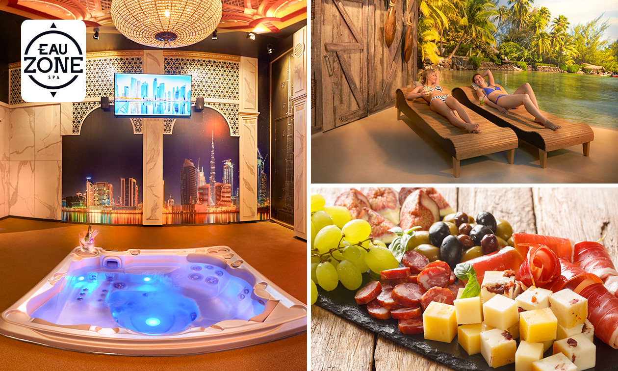Spa privatif pour 2 (2h) + plateau gourmand + serviettes + bon d'achat de 25 € près de Lens
