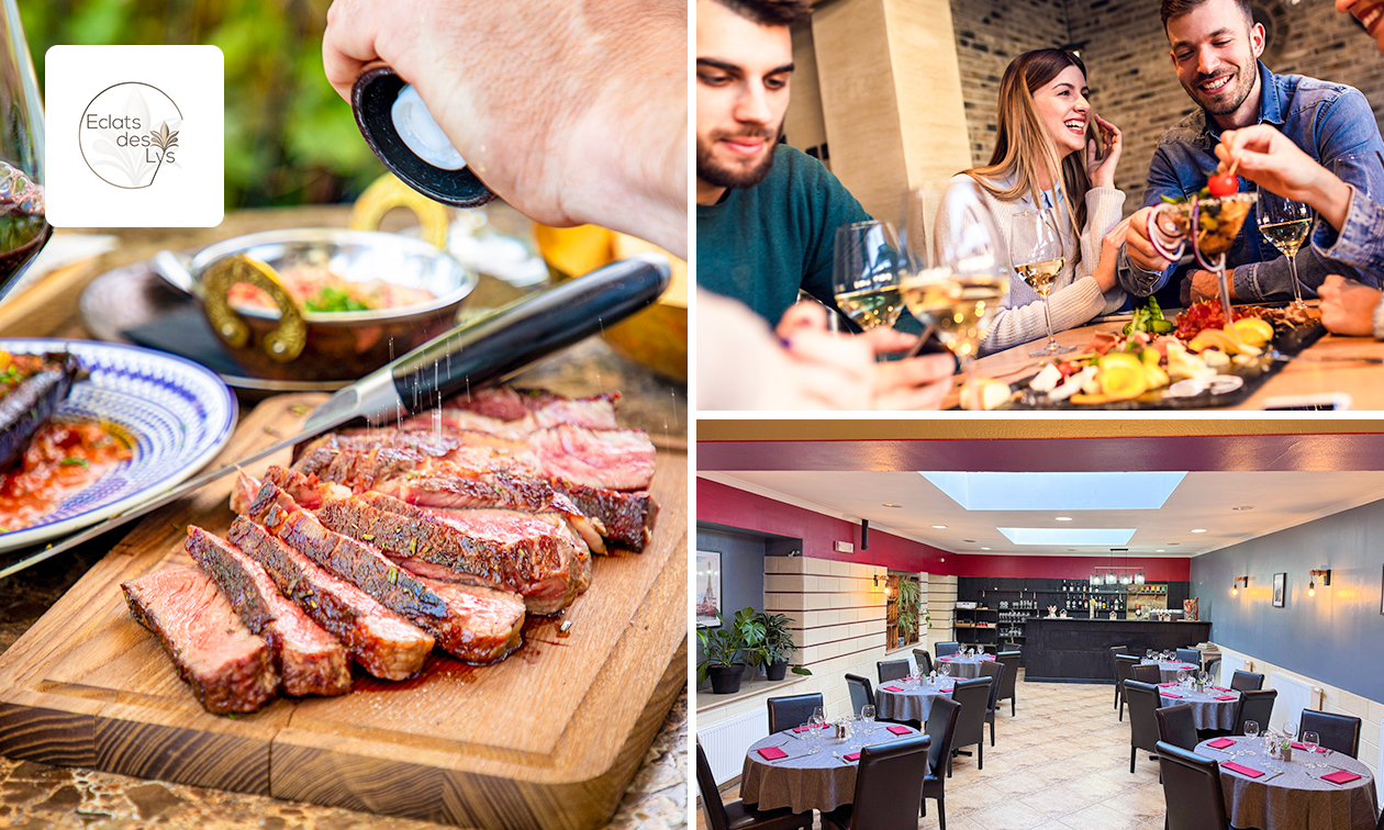 Menu en 2 ou 3 services à la carte à Charleroi