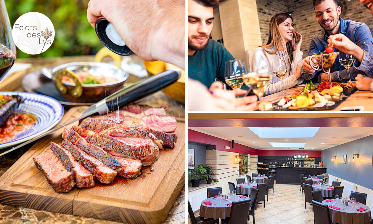 Menu en 2 ou 3 services à la carte à Charleroi