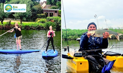 Suppen (2 of 4 uur) of bellyboat huren (4 of 7 uur) + evt. met borrelplank en een drankje