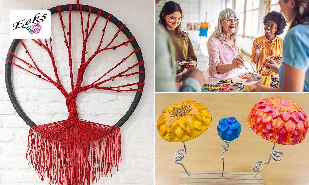 Creatieve workshop naar keuze + drankje + lekkernij