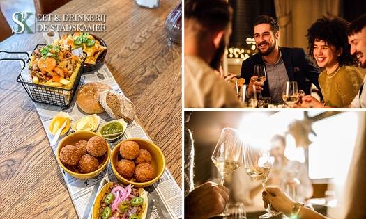 Borrelplank + drankje in hartje Hasselt