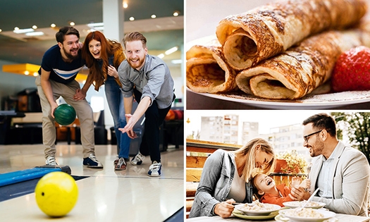 Bowlen (1 uur) + pannenkoek