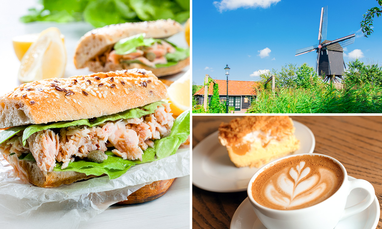 Wandelarrangement incl. koffie/thee en gebak + 2-gangenlunch