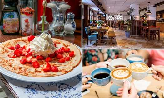 Pannenkoek + warme drank of 2-gangen keuzediner bij Eethuus Van het Wad