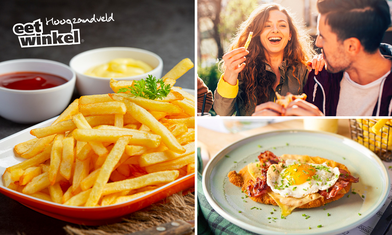 High friet (1,5 uur) of 2-gangen schnitzeldiner