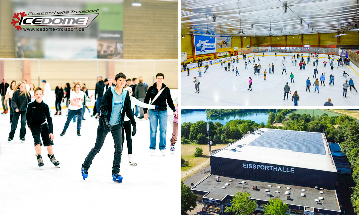 Eintritt zum Eislaufen in der Eissporthalle Troisdorf