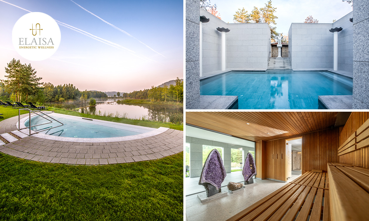 Entree voor Elaisa Energetic Wellness + badjas en badlinnen + welkomstdrankje