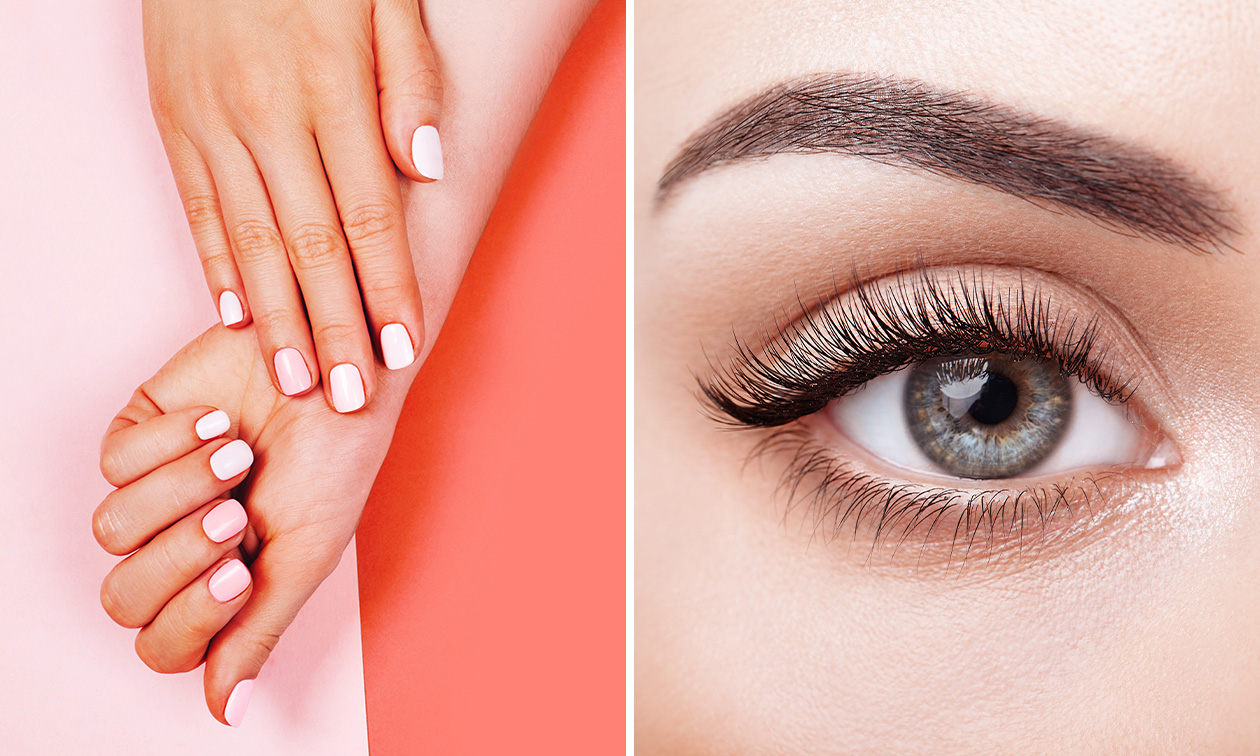 Nagelbehandeling naar keuze of wimperlift