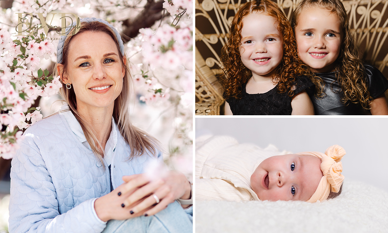 Professionele fotoshoot (1 - 4 personen) + 5 foto's
