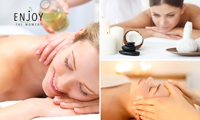 Massage au choix ou réflexologie plantaire + évtl. soin du visage + gommage du dos à Ixelles