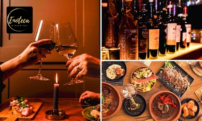 4-gangen Big Bites & Wine + amuse bij Enoteca