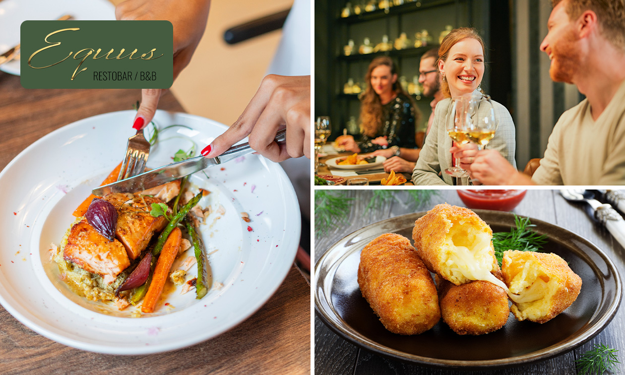 2- of 3-gangen keuzelunch of -diner bij Equus