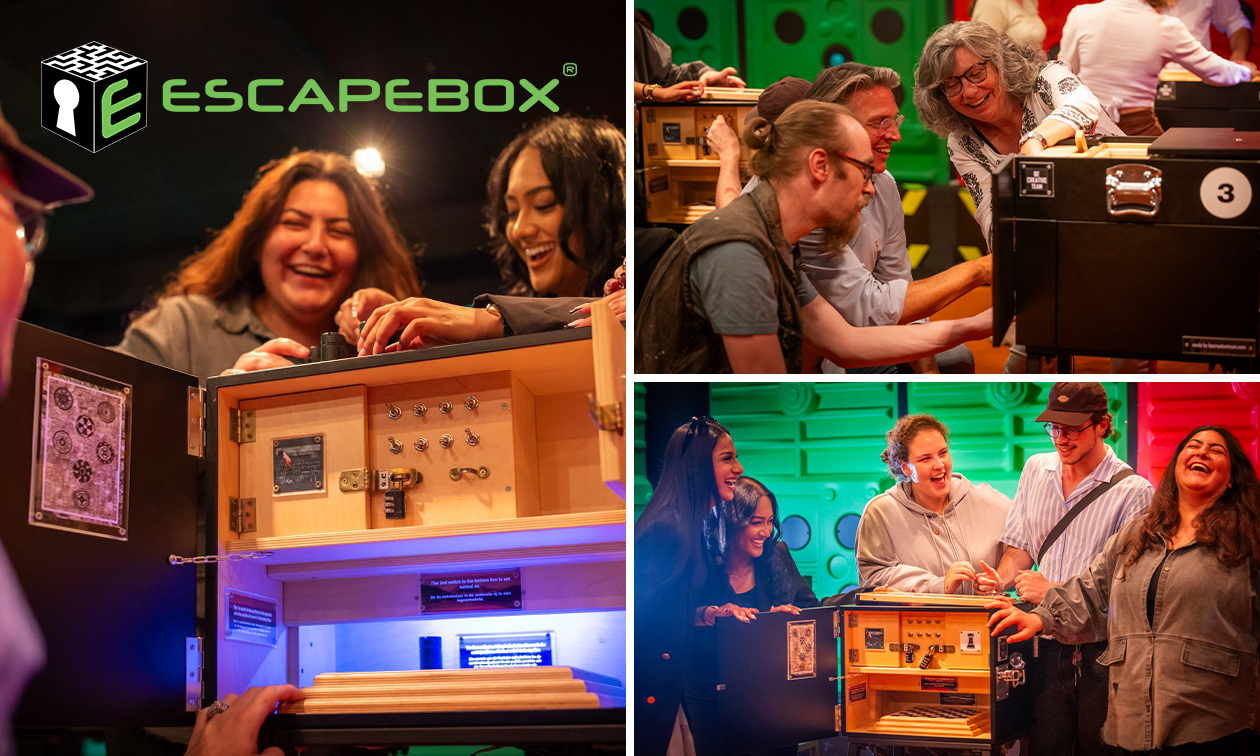 EscapeBoxen 'kraken' (90 min) bij EscapeBox® Scheveningen