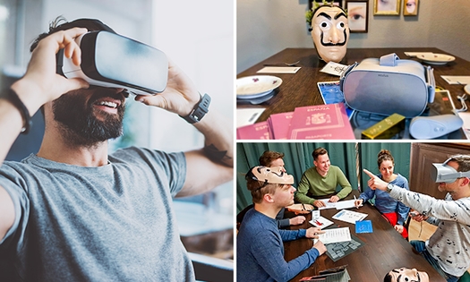 VR escapegame + drankje + lekkers voor 4 personen
