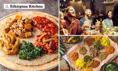 Ethiopisch 2-gangendiner à la carte