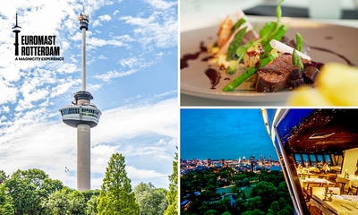 3-gangendiner van de chef + entree Euromast