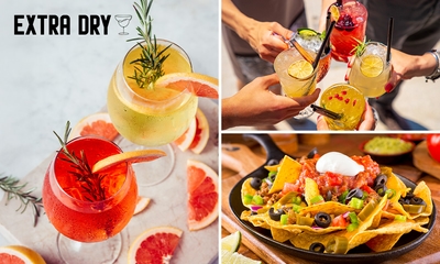 Nachos + 2 Dips + 2 Cocktails nach Wahl in Bonn