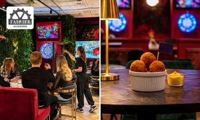 Interactief darten (1 uur) + portie bitterballen
