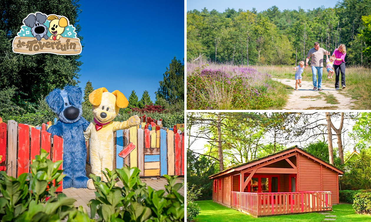Midweek of weekend voor 6 personen bij Familie Resort de Tovertuin
