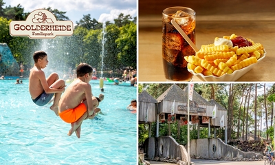 Entree minigolf of buitenzwembad + friet + frisdrank