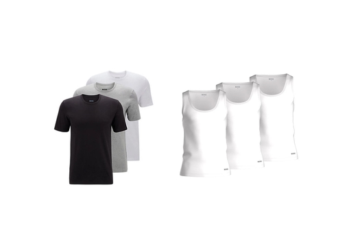 6-pak Hugo Boss t-shirts eller undertrøjer 