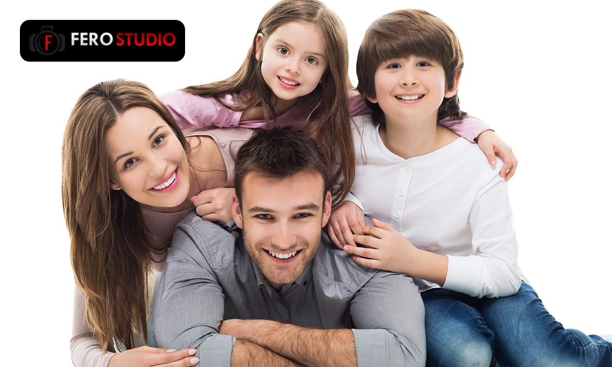 Fotoshoot voor max. 8 personen + make-over