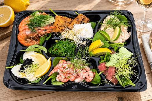 Fiskeplatte for 2 personer