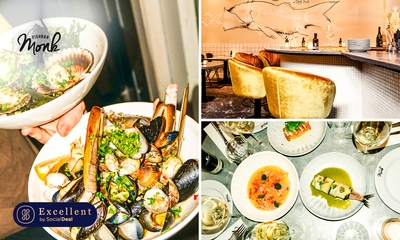 'Luxe Mixed Seafood Platter'-diner bij Fishbar Monk