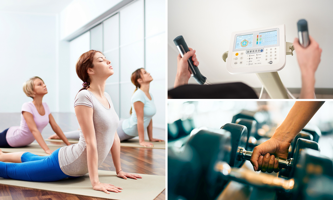 Pilates (60 Min.), Bodycheck + Stoffwechselanalyse oder Ausdauer- und Fitness-Zirkeltraining