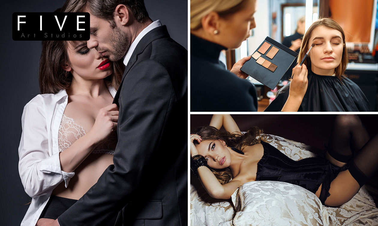 Boudoirshoot (1 of 2 personen) + evt. mini-high tea