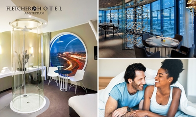 Overnachting voor 2 + ontbijt + 3-gangendiner nabij Amsterdam