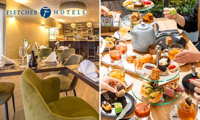 High tea voor 2 bij Fletcher Hotels